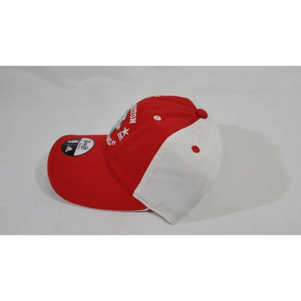 Adidas Big Kids One‎ Sz OSFA Houston Rockets NBA Strap Back Slouch Cap Hat NEW